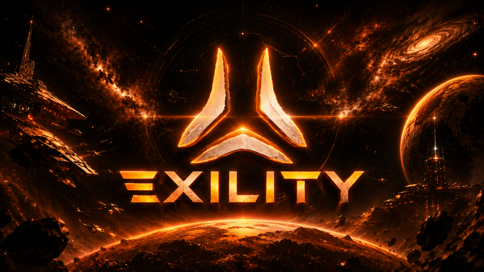 Banner do clã competitivo Exility